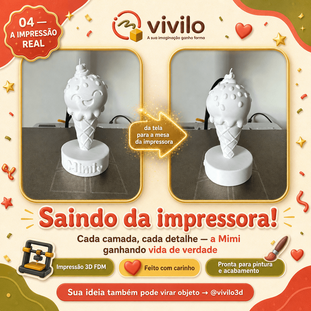 Peça finalizada como presente
