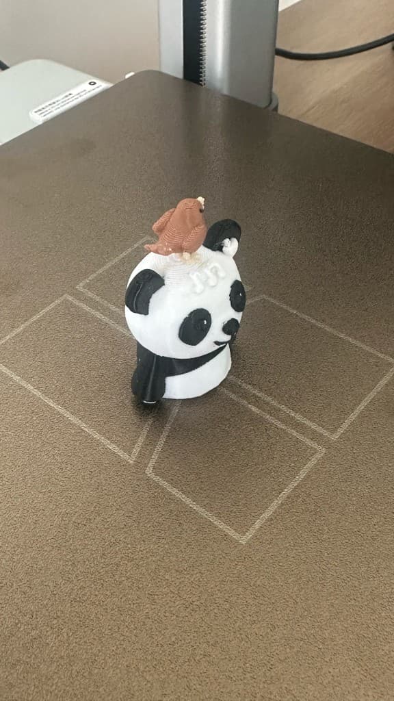 Estatueta 3D finalizada do Projeto Bia